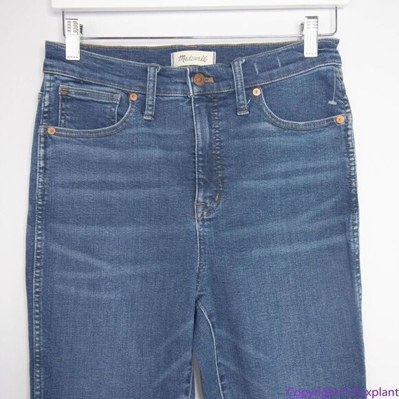 NEW Madewell 10" High-Rise Skinny Jeans in Wendover Wash: TENCEL™, 28 - Picture 4 of 16